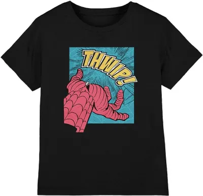 Produktbild von Spider-Man - "Thwip" T-Shirt für Kinder TV3194 (128) (Schwarz)