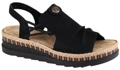 Produktbild von Rieker - Damen Sandalen, Kunststoff PP5815 (37 EU) (Schwarz)
