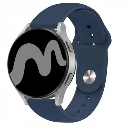 Productafbeelding van imoshion Siliconen Sport bandje - Universeel 18 mm aansluiting - Donkerblauw, AI-gegenereerde afbeelding