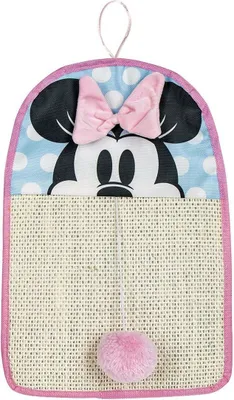 Immagine prodotto di Graffiatoio compatto per gatti Disney Minnie Mouse - salvaspazio e ideale per il montaggio a parete