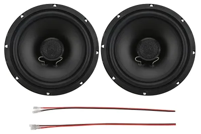 Image de 2 tweeters pour voiture, 140 W max., 400 W RMS, 4 ohms, 12 V, noir, universels pour systèmes audio de voiture
