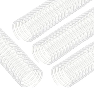 50 Kunststoff-Spiralbindungen, 28 mm, 210 Blatt, 4:1, transparent