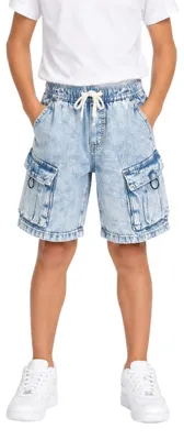 Productafbeelding van Zara jongenshort met koord en zakken, blauw, maat 116