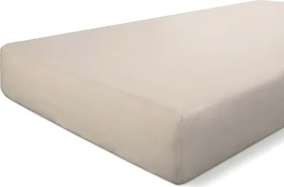 Produktbild von Crispy Baumwolle spannbettlaken 90x200cm sand