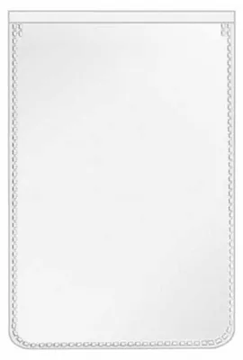 Immagine prodotto di Porta carte d'identità 57x88mm trasparente Confezione da 100 pezzi