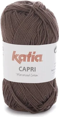 Zdjęcie produktu dla Katia Capri 82127 Dark Brown Przędza dziewiarska