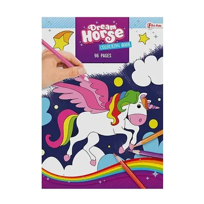 Immagine prodotto di Libro da colorare Cavallo da sogno Unicorno 96 pagine