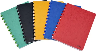 Image de Atoma - Carnet A4 ligné 144 pages 90 g carton assorti | 10 pièces