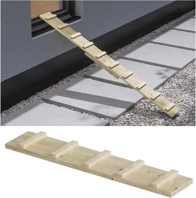 Produktbild von Famanu Hundetreppe - Kletterhilfe für Balkon - 1 m lang