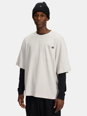 Produktbild von Under Armour UA Rival Waffel-T-Shirt für Herren – Weiß MD