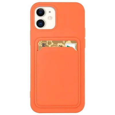 Immagine prodotto di Custodia Card Case per iPhone 7/8/SE 2020/2022 - Silicone Oranžinė KP13649