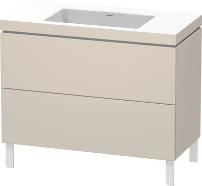 Produktbild von Duravit Duravit Waschtischunterbau L-CUBE WT Vero Air 698x1000x480mm o HL taupe