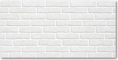 Produktbild von Tulup® Leinwandbild -100x50 cm - Wandkunst - Drucke auf Leinwand - Leinwanddruck  - Sonstige - Weiß - Backsteinmauer
