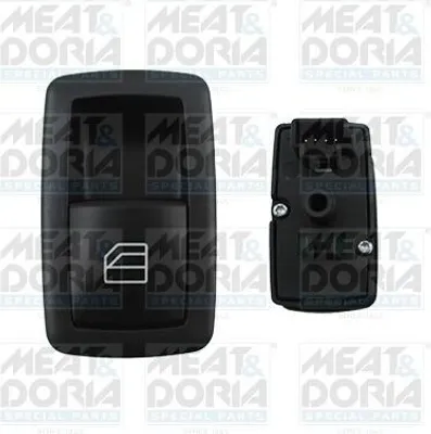 Produktbild von MEAT & DORIA 26070 Fensterheberschalter passend für MERCEDES-BENZ A-Klasse (W169) Hinten Links Fensterheber Schalter
