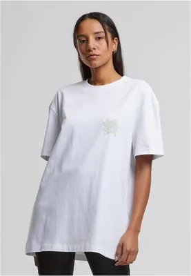Immagine prodotto di Camicia da donna Urban Classics Ladies Cotone Logo Shirt bianca - S
