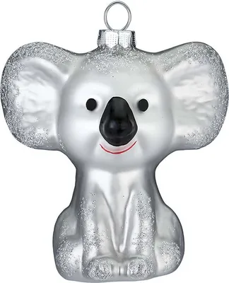 Produktbild von Inge Glas - Koala - Glas - 10,5 cm - Silber