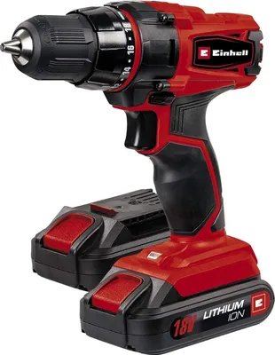 Image de Einhell Perceuse-visseuse sans fil 18V TC-CD 18-2 Li, 2 batteries et coffret de transport inclus