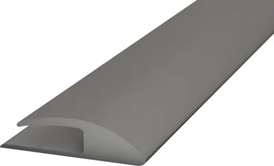 Produktbild von Prinz Einschubprofil einseitig Weich-PVC grau selbstklebend 30 x 1000 mm