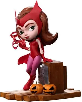 Produktbild von Iron Studios WandaVision Mini Co. PVC Figur Wanda Halloween Version 18 cm