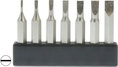 Obrázek produktu pro Sada mini bitů s drážkou, 7 kusů