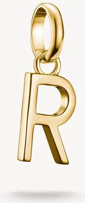 Image de Thomas Sabo Charm pendentif lettre R Connect doré