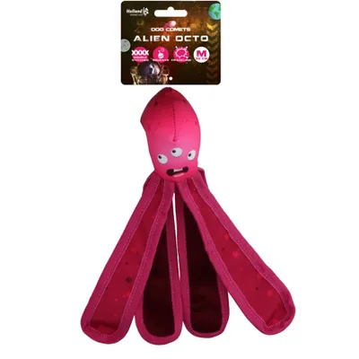 Produktbild von Dog Comets Hundespielzeug Alien Octo rosa, Größe: M
