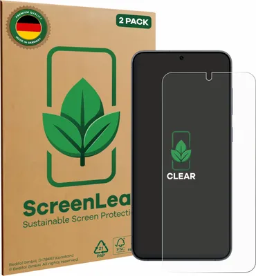 Produktbild von 2x ScreenLeaf Schutzfolie für Samsung Galaxy S25 Plus Enterprise Edition nachhaltiger Displayschutz Display Schutz Folie Klar Transparent