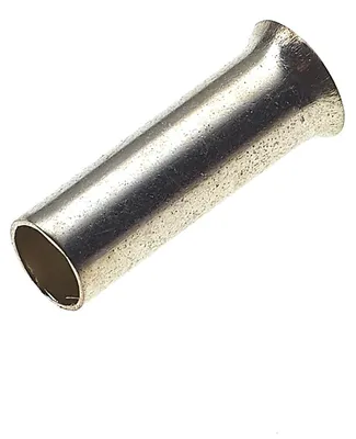Productafbeelding van Uninsulated Ferrules - Draadkous Koper - Bedrading Afwerken - Tinnen Koper - 8mm X 2.5mm - Zilver