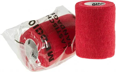 1 Haftbandage Fixierbinde 7,5 cm x 4,5 m rot