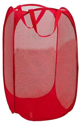 Image de Verk 01607 Panier à linge pliant rouge