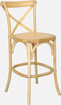 Produktbild von sweeek - Barhocker Bistro Vintage Holz 65cm - Natur