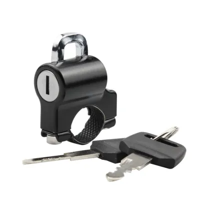 Produktbild von Zámok na motocyklovú prilbu, vodotesný a odolný proti hrdzi, zámok na motocyklovú prilbu, závesný hák, batéria, automobilová prilba, zariadenie proti krádeži
