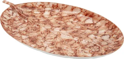 Image de Bol décoratif Goccia Browy Mauro Ferretti 35 x 22 x 2,5 cm marron