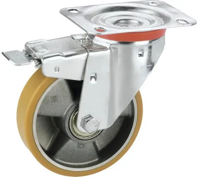 Produktbild von Tarrox Transport-Geräte-Lenkrolle, bis 200 kg, 100 x 128 x 30 mm