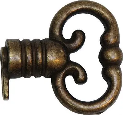 Image de Fausse clé 312 zamak vieux bronze - BROS - 312Z4