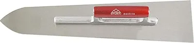Produktbild von STUBAI Bodenlegerkelle 600X120mm – Hochwertige, rostfreie Edelstahlkelle mit ergonomischem Griff für präzise Bodenverlegearbeiten, optimaler Größe und leichtem Gewicht für komfortable Handhabung