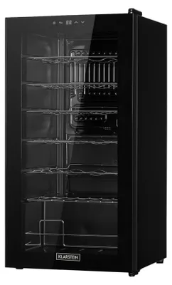 Obrázek produktu pro Klarstein vinotéka, 1 zóna, malá, 74 l, skleněné dveře, 5-18 °C, 28 lahví