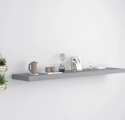 Immagine prodotto di Scaffale a Parete Grigio 120x23,5x3,8 cm in MDF