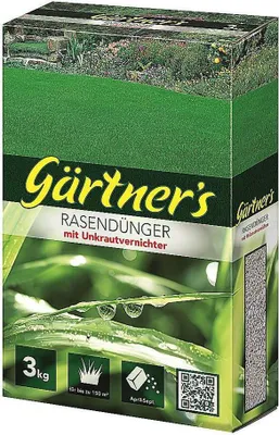 Produktbild von Rasendünger +Unkrautvern. 3 kg Gärtners