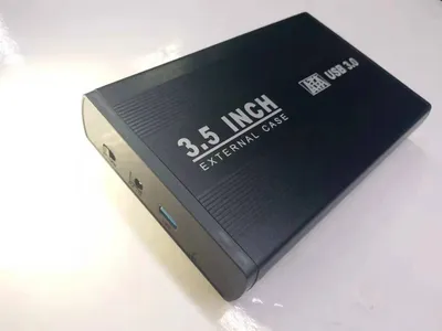 Produktbild von Festplattengehäuse 3,5 ZOLL EXTERN SATA HDD FESTPLATTE GEHÄUSE USB 3.0 SCHWARZ