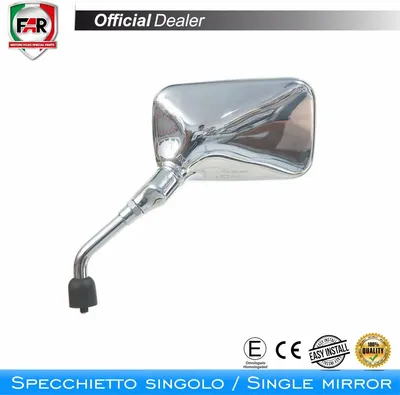 Image de FAR 1500 droite chrome approuvé miroir de guidon