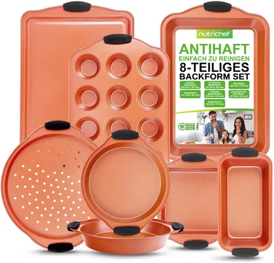 Obrázok produktu pre Nutrichef Forma na koláč "Gugelhupf", priemer 23 cm – Hliníková forma na pečenie s nepriľnavým povrchom