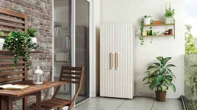 Produktbild von Keter Groove Alto, Braun, Beige, Putz, 2 Tür(en), 3 Regale, 800 mm, 450 mm