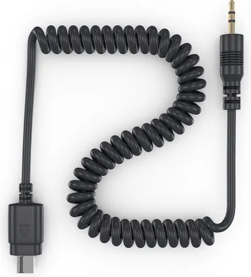 Produktbild von Spiral Adapterkabel DC2 zB Nikon Z7 Z6 D7500 D7100 D750 D610 D90 D5600 D3300