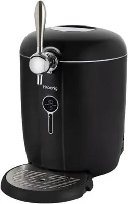 Zdjęcie produktu dla Dozownik do piwa H.Koenig BW1688, 6L Pojemność, Regulowana temperatura 3°C do 12°C, Kompatybilny ze wszystkimi beczkami, Czarny