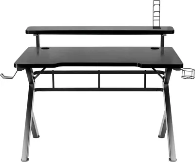 Produktbild von Huzaro Hero 5.0, Gerade, Rechteckige Form, Karbonfaser, Aluminium, Gaming, Homeoffice, Schwarz