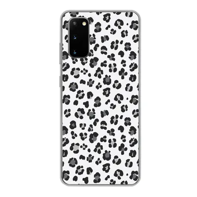 Produktbild von MuchoWow® Handyhülle Schutzhülle Hülle für Samsung Galaxy S20 Panther Druck - Grau - Abstrakt Silikon Softcase Handy Hülle - Bild