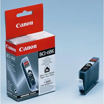 Produktbild von Canon BCI-6 BK Black, Schwarz, Tinte auf Pigmentbasis