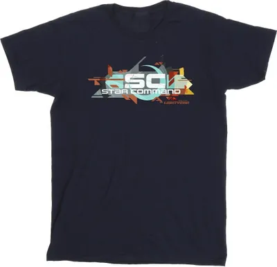 Produktbild von Disney - "Lightyear Star Command Graphic Title" T-Shirt für Herren BI37044 (L) (Marineblau)