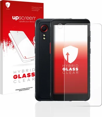 Produktbild von upscreen Schutzglas für Samsung Galaxy XCover 5 (Display+Kamera) Schutzfolie Panzer Folie Glas Display Schutz klar